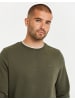 Threadbare Fleecepullover THB Fleece Crew Kisele in Khaki