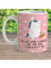 Mr. & Mrs. Panda Trinklernbecher Einhorn Teddy mit Spruch in Rot Pastell