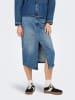 ONLY Jeansrock in Medium Blue Denim