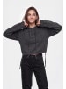 myMo ROCKS Women Hoodie in Grey Stone Wash