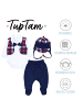 TupTam Baby Body Strampelhose Mütze Bekleidungsset in karamel