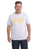 Men Plus Kurzarm T-Shirt in helles blaugrau