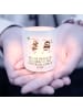 Mr. & Mrs. Panda Kerzenhalter Hummeln Kleeblatt mit Spruch in Transparent