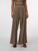 Vero Moda Hose mit weitem Beinschnitt in Chocolate Torte