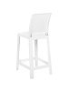 Beliani 2-tlg Barhocker WELLINGTON in Weiß