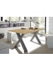 58 aufm Kessel ESSTISCH ausziehbar Eike 3 160 x 90 x 75 Esszimmertisch Graphit/Asteiche