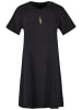 F4NT4STIC T-Shirt Kleid Finger Heart Bestickt in schwarz