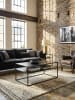 KADIMA DESIGN Couchtisch 100x60x45 cm Metall Wohnzimmertisch Industrial ,