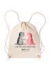 Mr. & Mrs. Panda Sportbeutel Axolotl Liebe mit Spruch in Creme