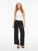 Vila Wide Leg Hose in Black Beauty