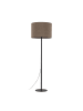 Licht-Erlebnisse Stehlampe Ø 50 x (H)165 cm in Schwarz Braun