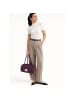 Les Visionnaires Unio Zicke Schultertasche 35 cm dark wine