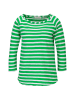 Rich & Royal Langarmshirt Organic Heavy Jersey Longsleeve Striped in grün