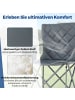 COSTWAY Campingstuhl Faltbar XXL 227KG Belastbar in Grau