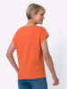 Sieh an! Kurzarmshirt in orange-cognac