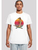 F4NT4STIC T-Shirt Disney König der Löwen Timon Sunset in weiß