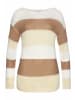 LASCANA Streifenpullover in sand-beige-creme