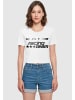 Mister Tee Mister Tee Cropped T-Shirts in white