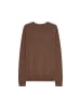 DANISH ENDURANCE Rundhalspullover Premium Knit Pullover in brown