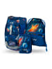 BAAGL 3-tlg. Set: Schulrucksack Airy in Blau Weltraum