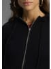 Laura Scott Kapuzenstrickjacke in schwarz