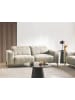 Beliani 3-Sitzer Sofa OMMEL in Beige/Schwarz - (W) 210 x (H) 80 x (L) 102 cm
