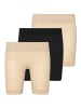 Jockey Shapewear Skimmies Cooling 3 Stück in Schwarz/Beige
