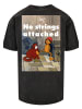 F4NT4STIC Oversize T-Shirt Pinocchio No Strings Attached in schwarz