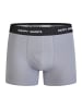 Happy Shorts Retro Boxer Jersey in grey-black-khaki