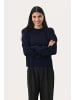 PART TWO Strickpullover MariaPW Lockere Passform in Dark Navy