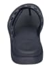 fitflop Zehentrenner F-MODE GO ADJ. CHECKERBOARD-DENIM TOE-POST SANDALS in blau
