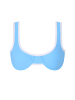 Moda Minx Bikini-Top in Powder Blue