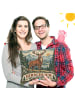 Mr. & Mrs. Panda Dekokissen 40x40 Hirsch rustikal Design mit Spruch in Weiß