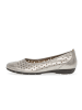 Gabor Sportliche Ballerinas in silber