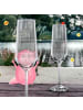 Mr. & Mrs. Panda Champagnerglas Eule Matrose mit Spruch in Transparent