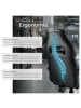 tectake Racing Bürostuhl Comodo inklusive Lendenkissen, Belastbarkeit 120 kg, schwarz/az
