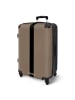 NoBoringSuitCases Suitcase, Koffer, Reisekoffer Beige schwarz