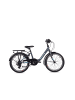 S'COOL Kinderfahrrad - chiX 20 Zoll 6-Gang | ab 6 Jahre - Dark Grey/Aqua