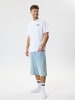 TWO SOON Jeansshorts in Light Blue Bleached Denim