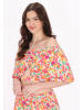 myMo Women Top in red multicolor