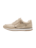 Tamaris Low Sneaker mit Schnürsenkeln Beige