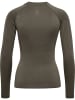 Hummel T-Shirt Hmlflow Multisport Damen in MAJOR BROWN