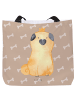 Mr. & Mrs. Panda Strandtasche Mops Krone ohne Spruch in Hundeglück