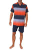 NORMANN kurzarm Schlafanzug Shorty Pyjama - 80503 in rot