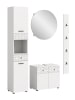 ebuy24 Badmöbelset Prisma Weiß 91 x 37 cm