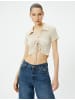 KOTON T-shirt in Beige