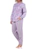 NORMANN Pyjama langarm Schlafanzug Bündchen - 69279 in beere