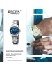 Regent Analog-Armbanduhr Regent Metallarmband silber mittel (ca. 31mm)