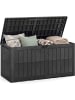 COSTWAY Gartenbox 455L in Schwarz
