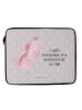 Mr. & Mrs. Panda Notebook Tasche Axolotl Tanzen mit Spruch in Grau Pastell